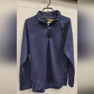 Crewneck half zip sweater